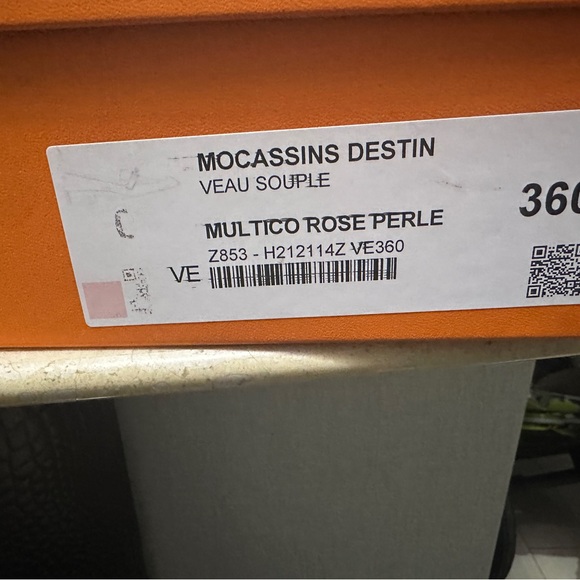 Brand New Hermes Multicolor Rose Pearle Destin Loafers Sz 36 - Picture 7 of 10